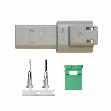 PACER GROUP Pacer DT Deutsch Receptacle Repair Kit - 14-18 AWG 2 Position TDT04F-2RP